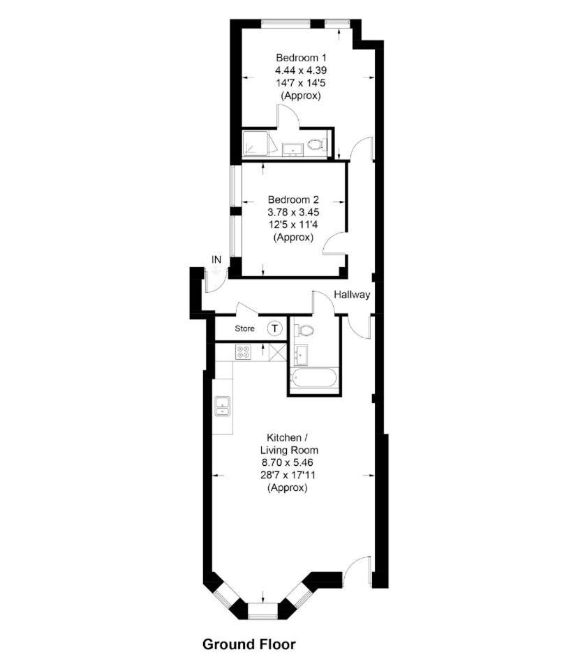 Stunning 2 Bed Apartment Sea Views And Parking Worthing Bagian luar foto